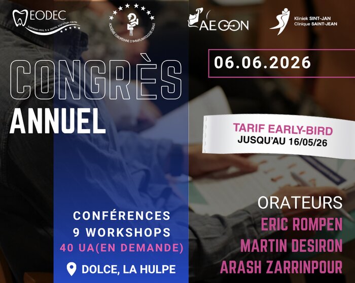 Congrès dentaire 2026 à La Hulpe